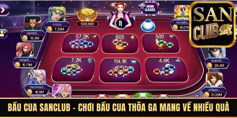 bầu cua sanclub