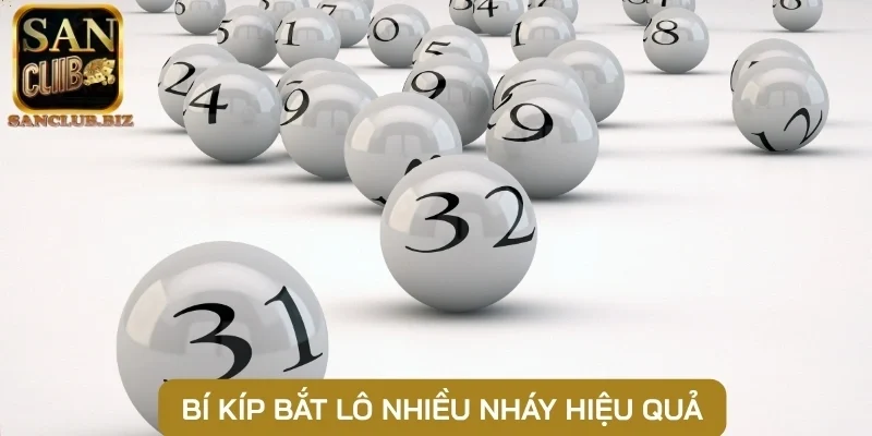 Bí kíp bắt lô nhiều nháy hiệu quả